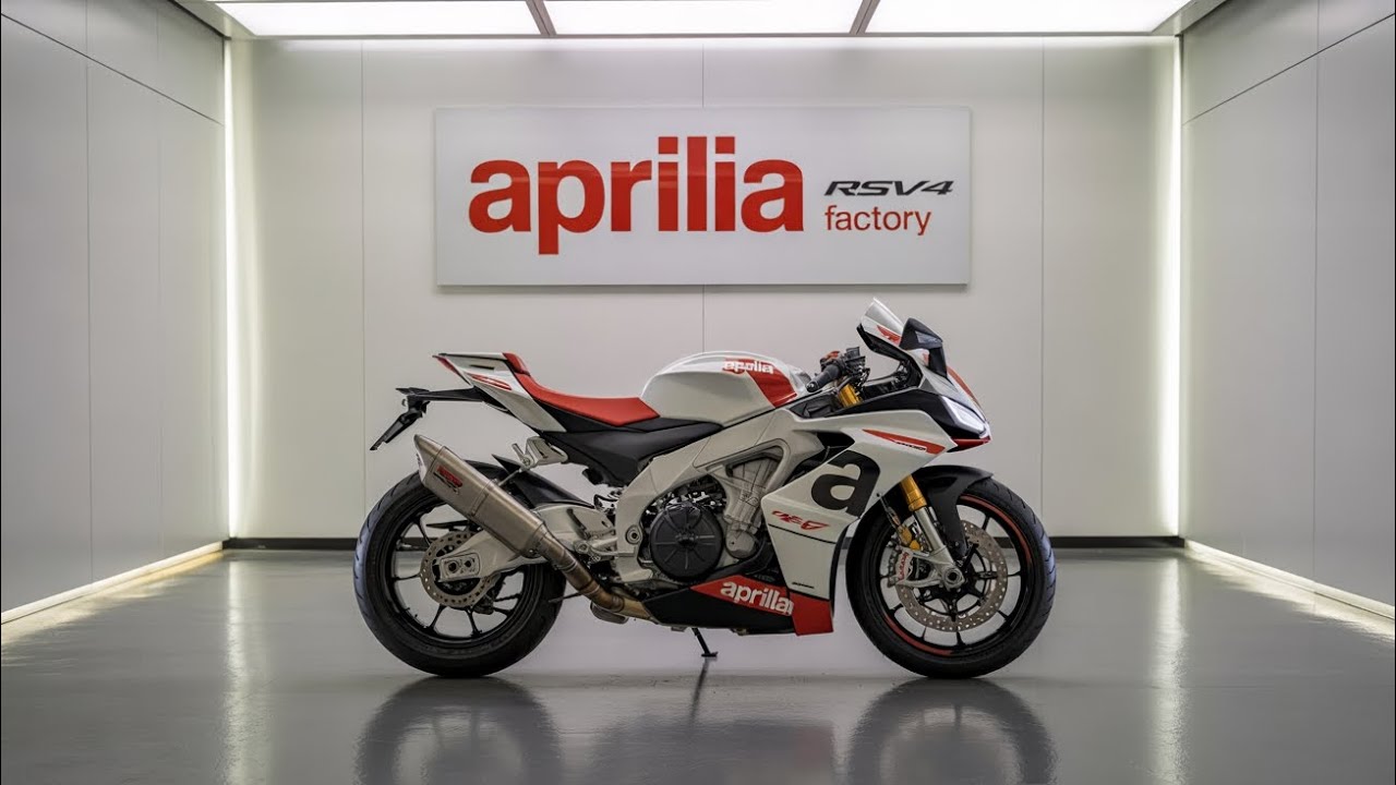 Наконец-то состоялся запуск Aprilia RSV4 Factory 2026 – этот мотоцикл – настоящее безумие!