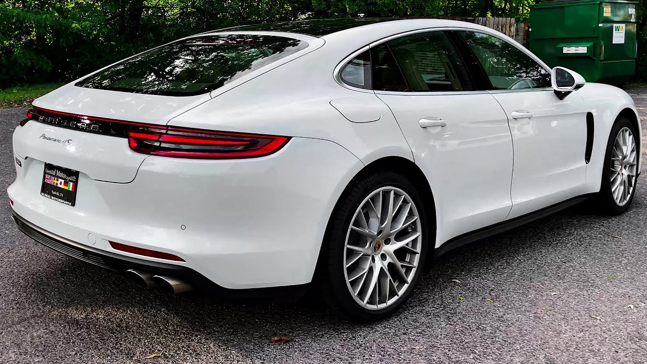 2023 Porsche Panamera - детали интерьера и экстерьера (спортивный автомобиль)