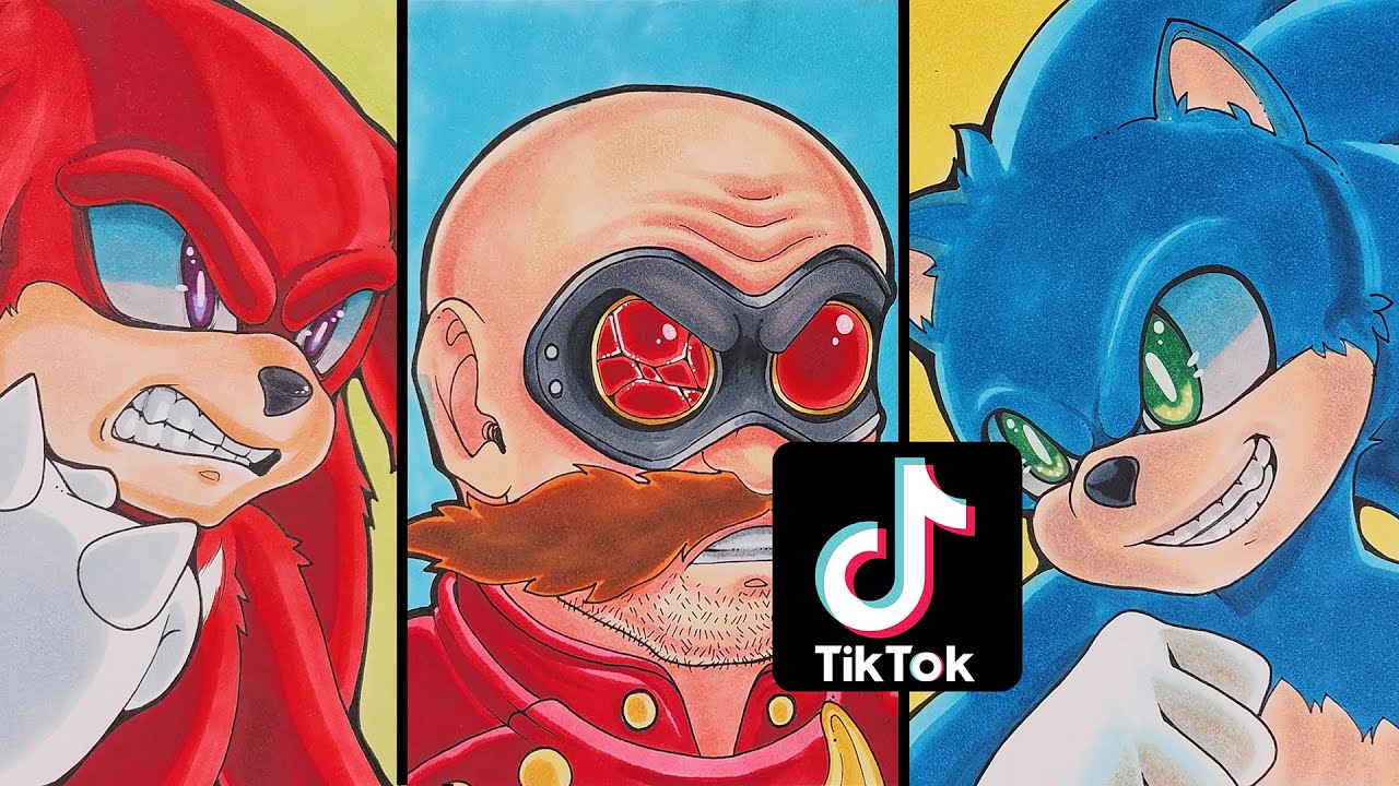 Drawing Sonic Characters - Compilation by Lela