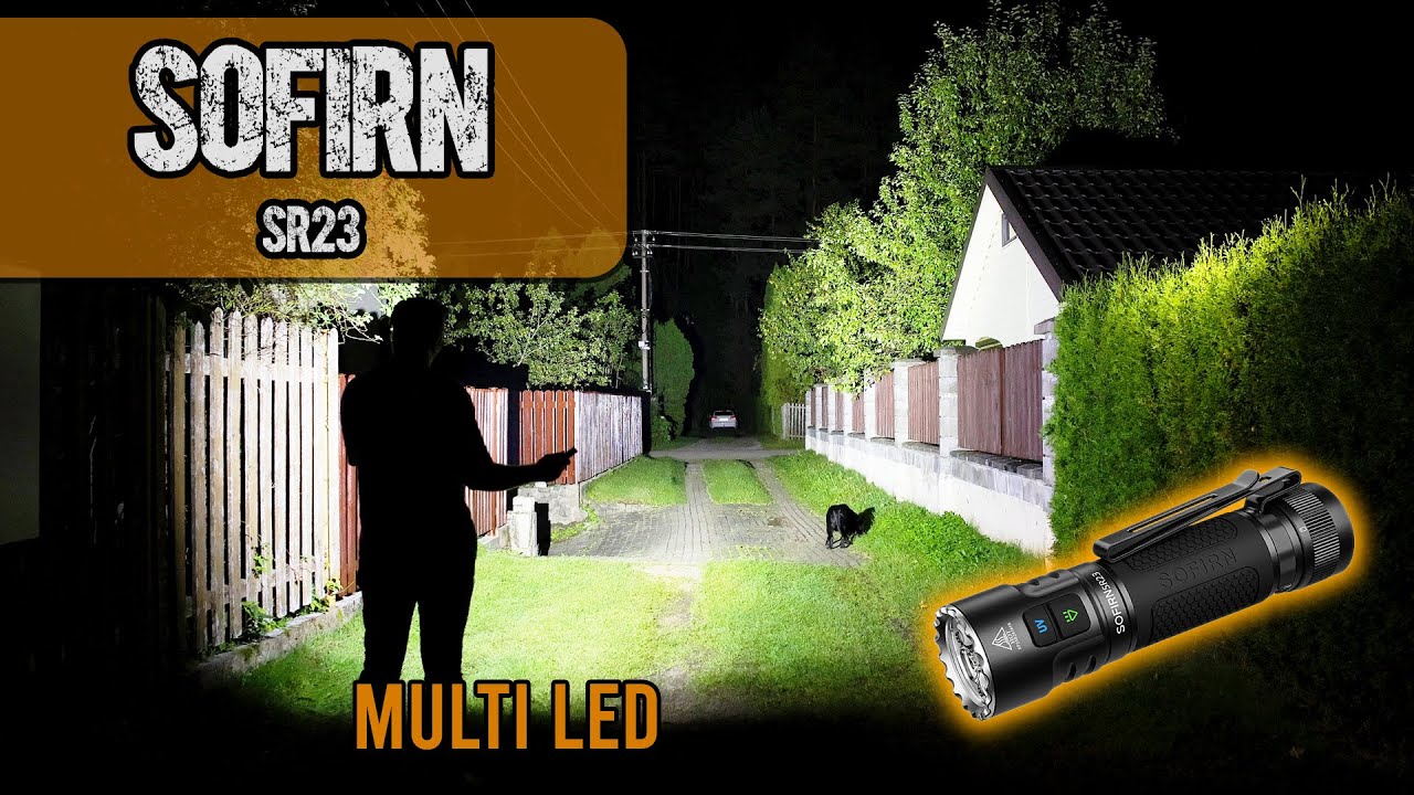🔦 Обзор Sofirn SR23 – двухцветный фонарик с белыми и ультрафиолетовыми светодиодами