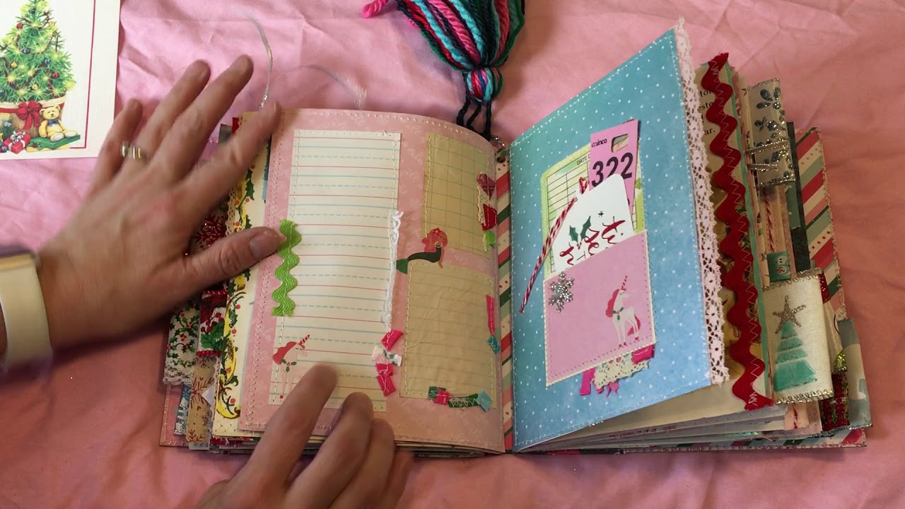 Jingle Bells Christmas Junk Journal Flip Through
