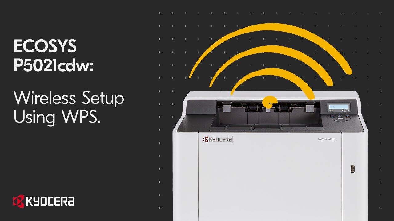 ECOSYS P5021cdw - Wireless Setup Using WPS