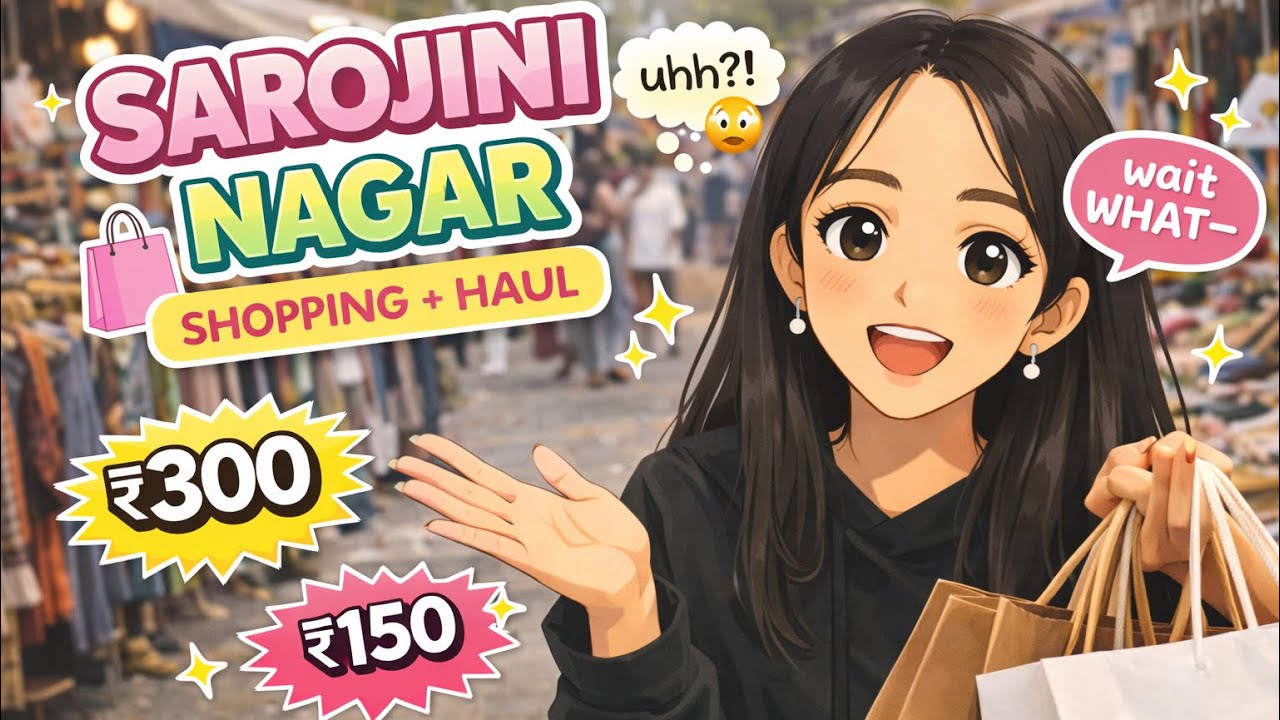Exploring Sarojini Nagar 🤍 |Complete Shopping Guide + Haul