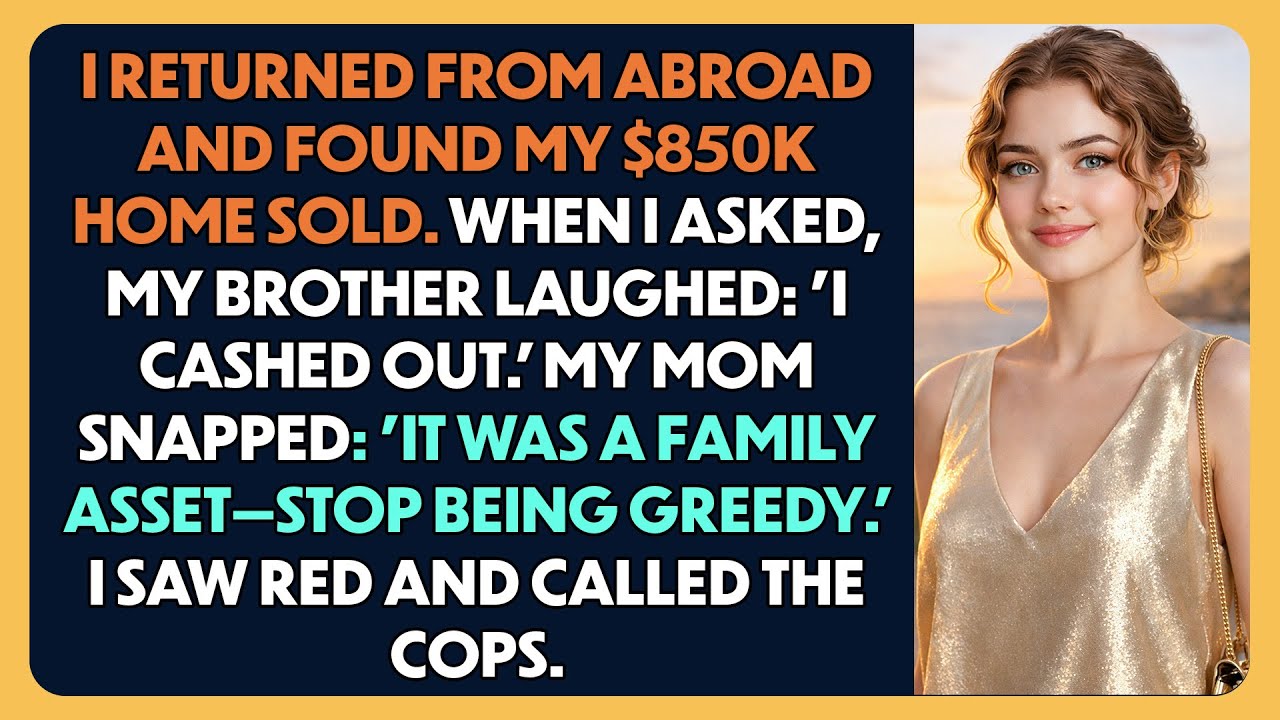 I Returned From Abroad And Found My $850,000 Home Sold. My Brother Laughed: “I Cashed Out.”