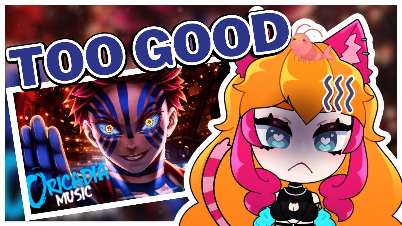 CATGIRL REACTS | AKAZA SONG | 