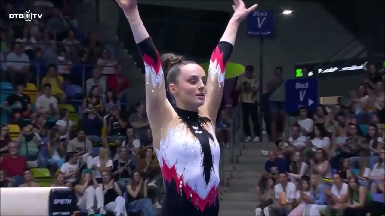 Pauline Schaefer (GER) Beam D-Score 2024 German Championship (2022-24 Code)