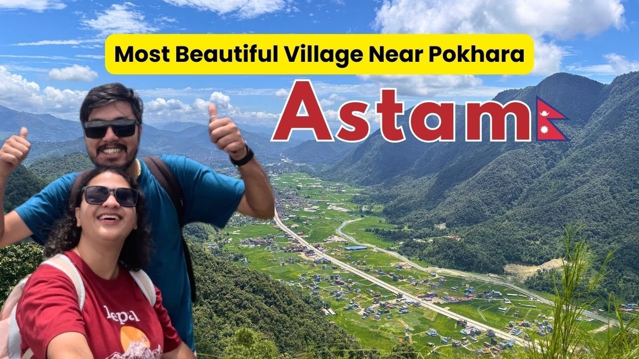 BEST VILLAGE NEAR POKHARA - ASTAM 🇳🇵| COUPLE on BIKE