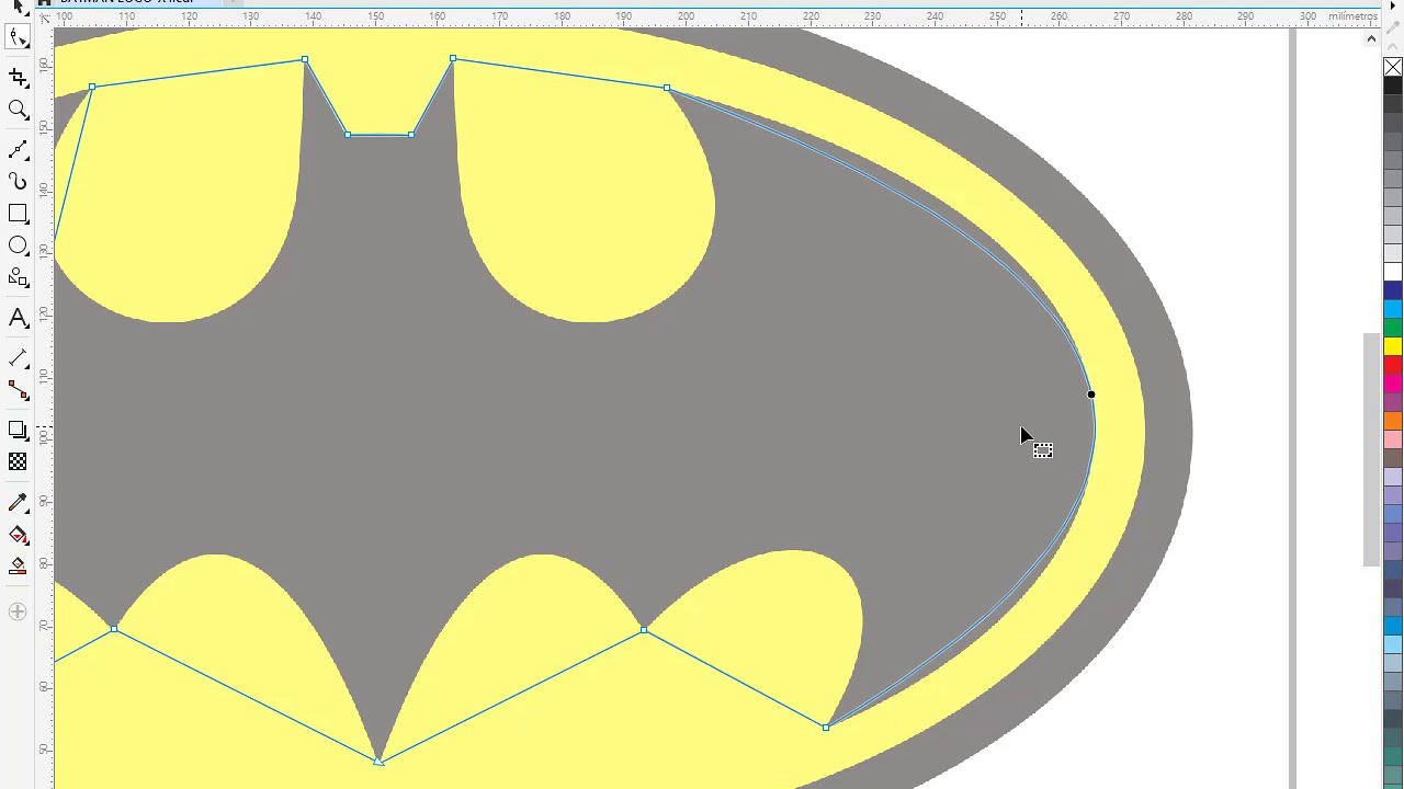 Corel Draw: Herramienta Bezier