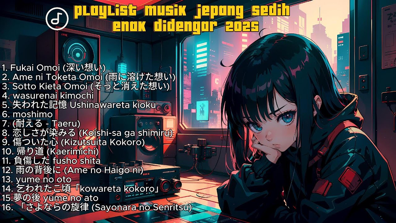 【1-Hour】 🌧️ playlist  Musik Anime Jepang Sedih 1 Jam | 1 Hour of Heartfelt Sad Anime Songs 🌙