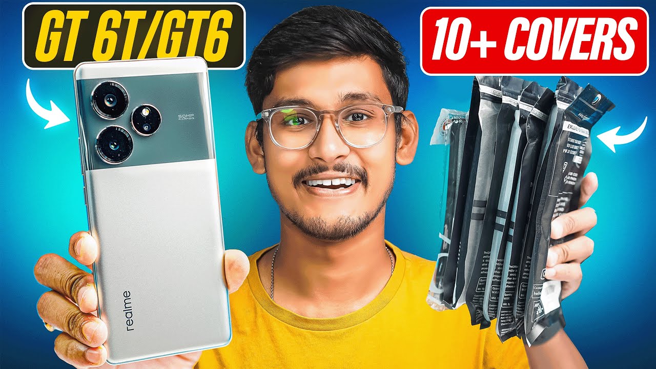 Realme GT 6T Back Cover & Cases || Realme GT 6 Back Cover || Tempered Glass For Realme GT 6T / GT 6