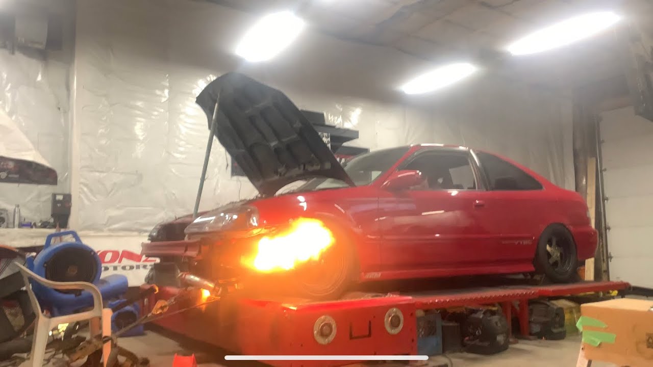 Turbo H22A Civic Bumper Exit