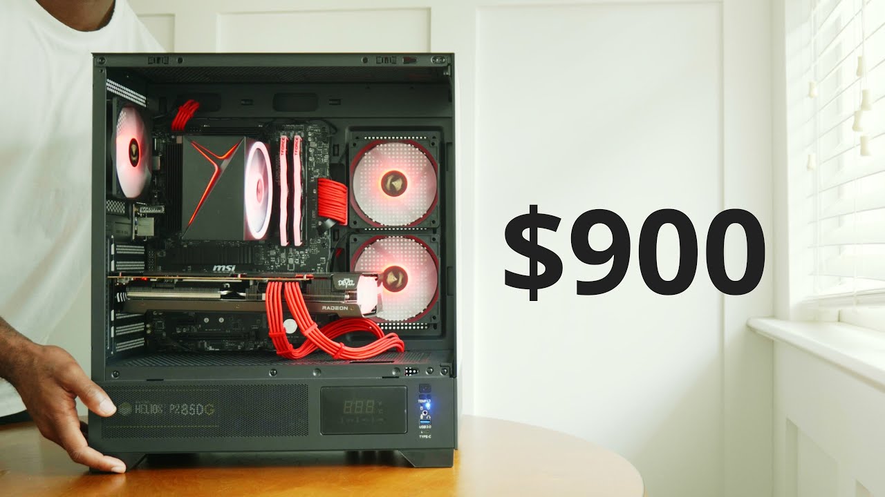 A Calming $900 Gaming PC Build ❤️