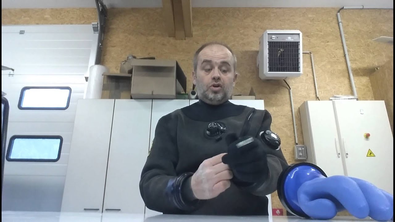 Système gants étanches TEDS 10/55 ouverture-fermeture