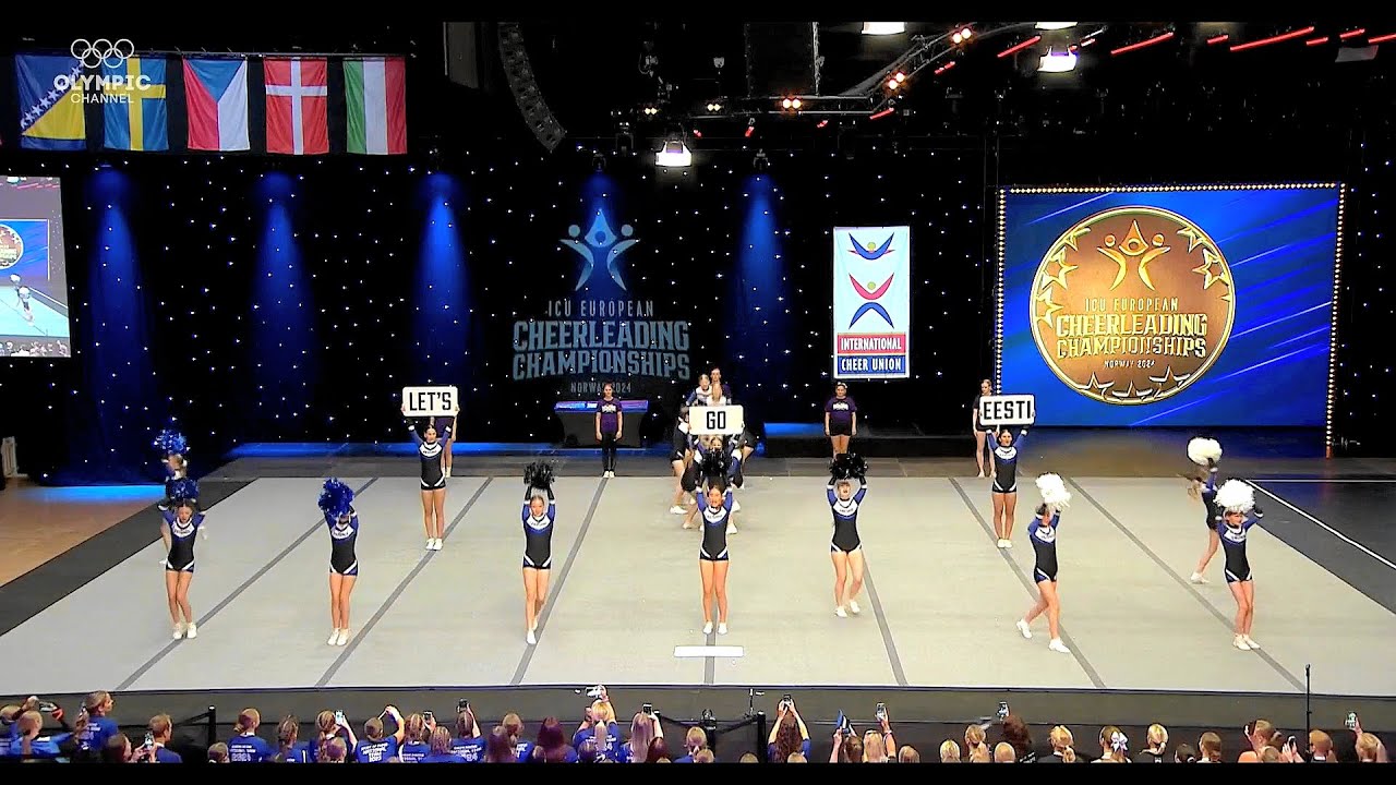 North Stars EST | Youth All Girl Median 📣🌟🌟2024 ICU European Cheerleading Championships🔥🔥