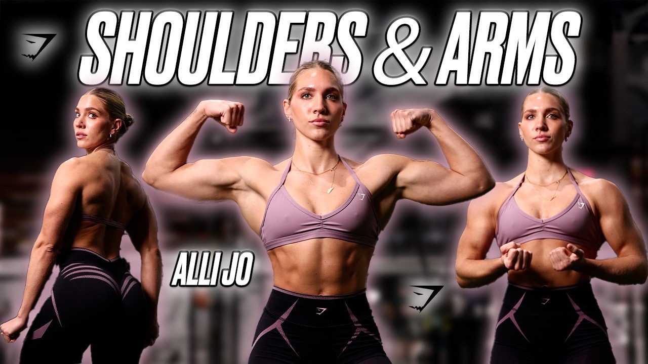 GROW YOUR SHOULDERS & ARMS | WORKOUT WITH ME