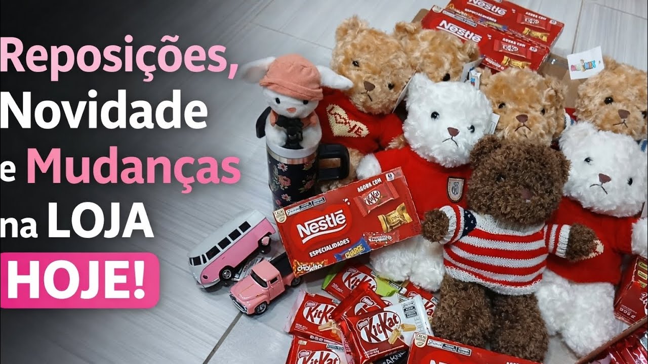 “Decidi mudar algumas coisas na loja hoje 🌪 | Novidades, reposições e Estratégias”