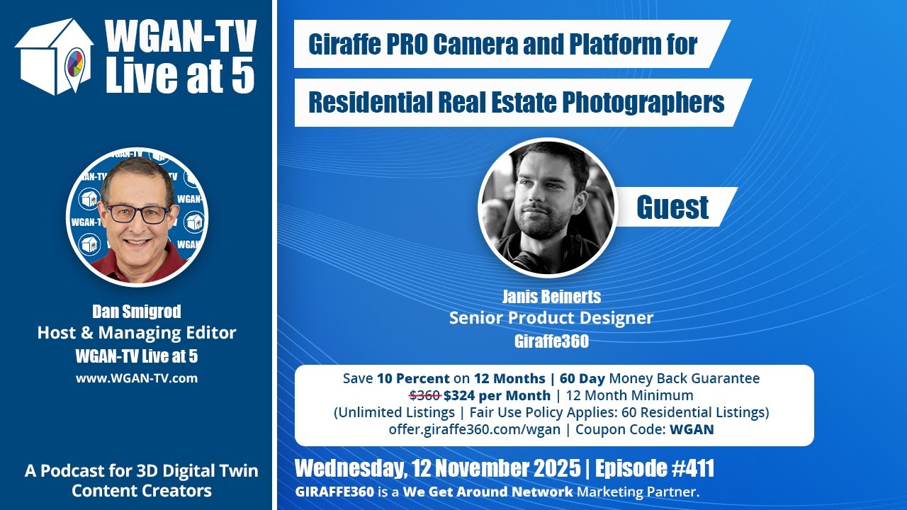Giraffe PRO Camera/Platform for Real Estate Photographers | Save 10% on 12 Months with Voucher: WGAN
