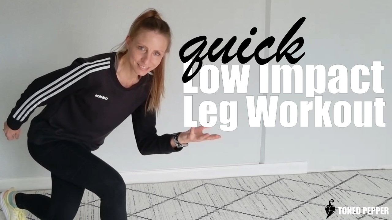 Quick 10 Minute Leg Workout for You Busy Moms | Postpartum Workout - Low Impact