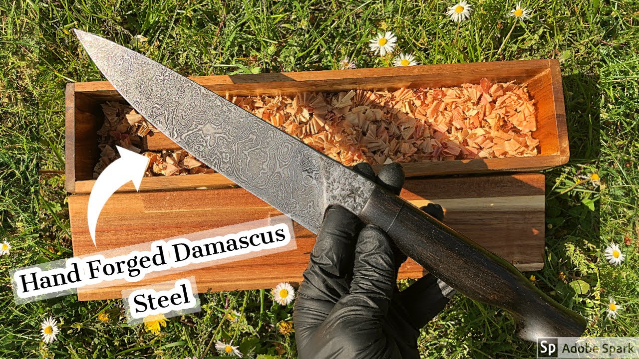 Making a Custom Damascus Kitchen Knife | Knifemaking | Beautiful Steel from Sperber Knives