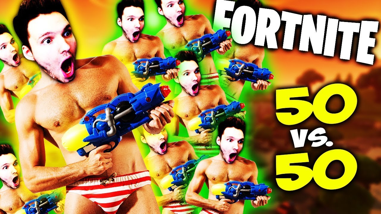 50 VS. 50 ?!? ABSOLUTES CHAOS !!! | Fortnite Battle Royale