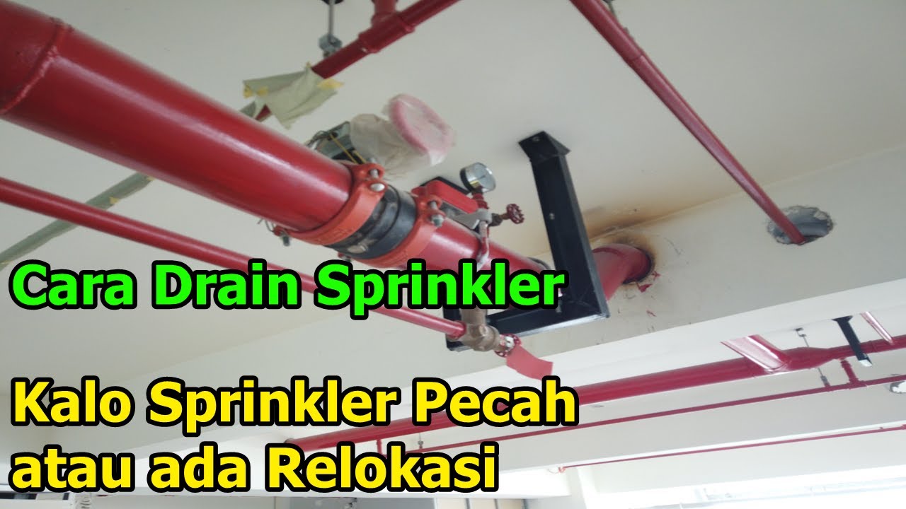 Simulasi Bagaimana Cara Drain Sprinkler