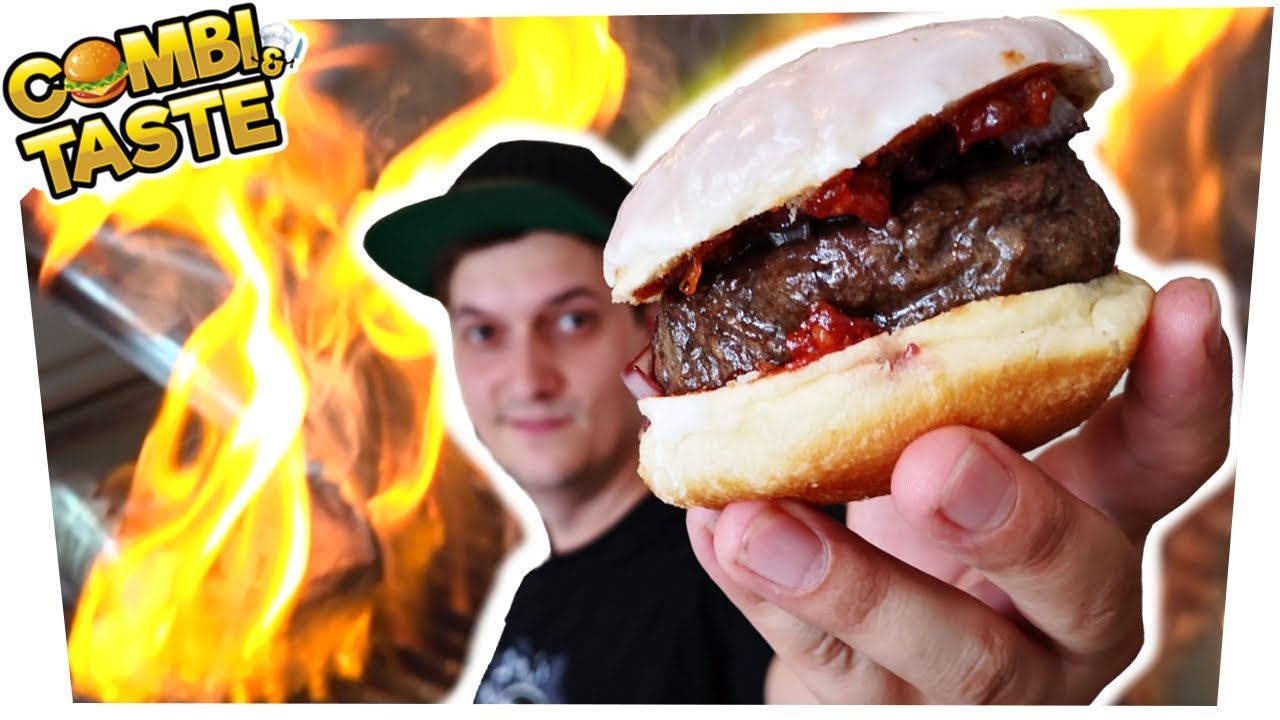 WAGYU-PFANNKUCHEN-BURGER & fast die Kochschule abfackeln... 🔥🍔🔥 Combi & Taste #CaT