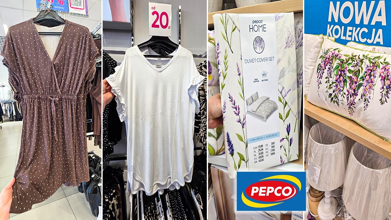 PEPCO NOWA KOLEKCJA😱 ELEGANCKA SUKIENKA NA LATO 40ZŁ❗ BLUZECZKI FALBANY / POŚCIELE / LAMPY TANIO