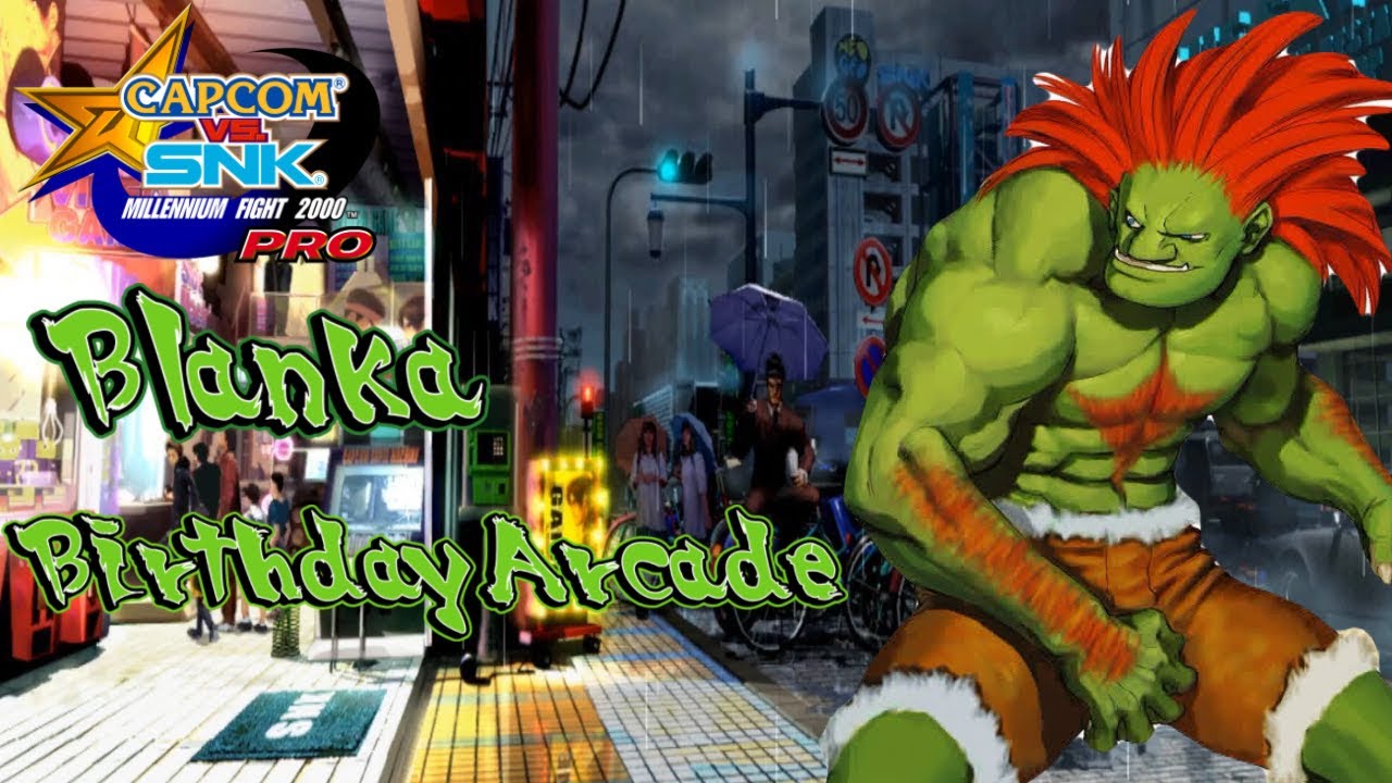 Blanka Birthday Arcade 🇧🇷 - Capcom vs Snk Millennium Fight 2000 Pro (PS5)