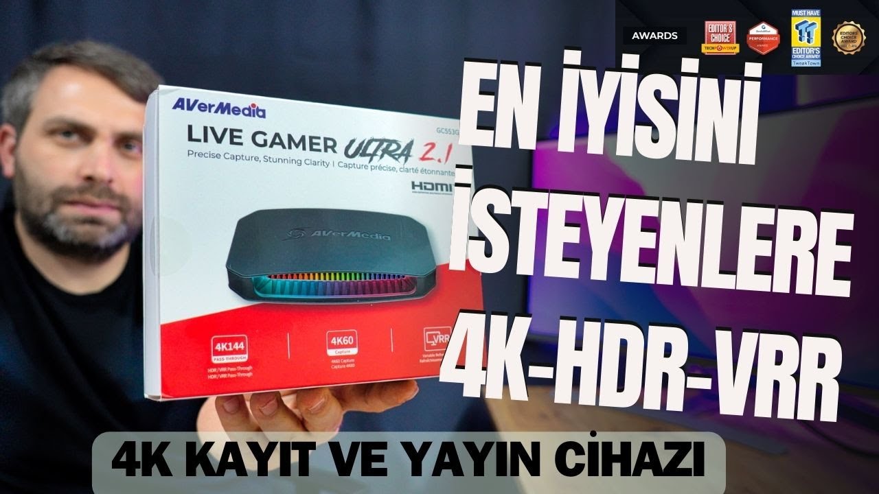 EN İYİ KAYIT VE YAYIN KARTI | AVERMEDIA Live Gamer ULTRA 2.1 GC553G2 | 4K 144HZ