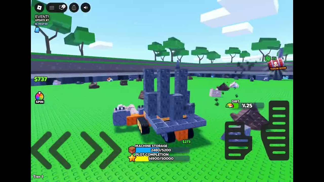 Playing stone miner but upgrading everything ￼