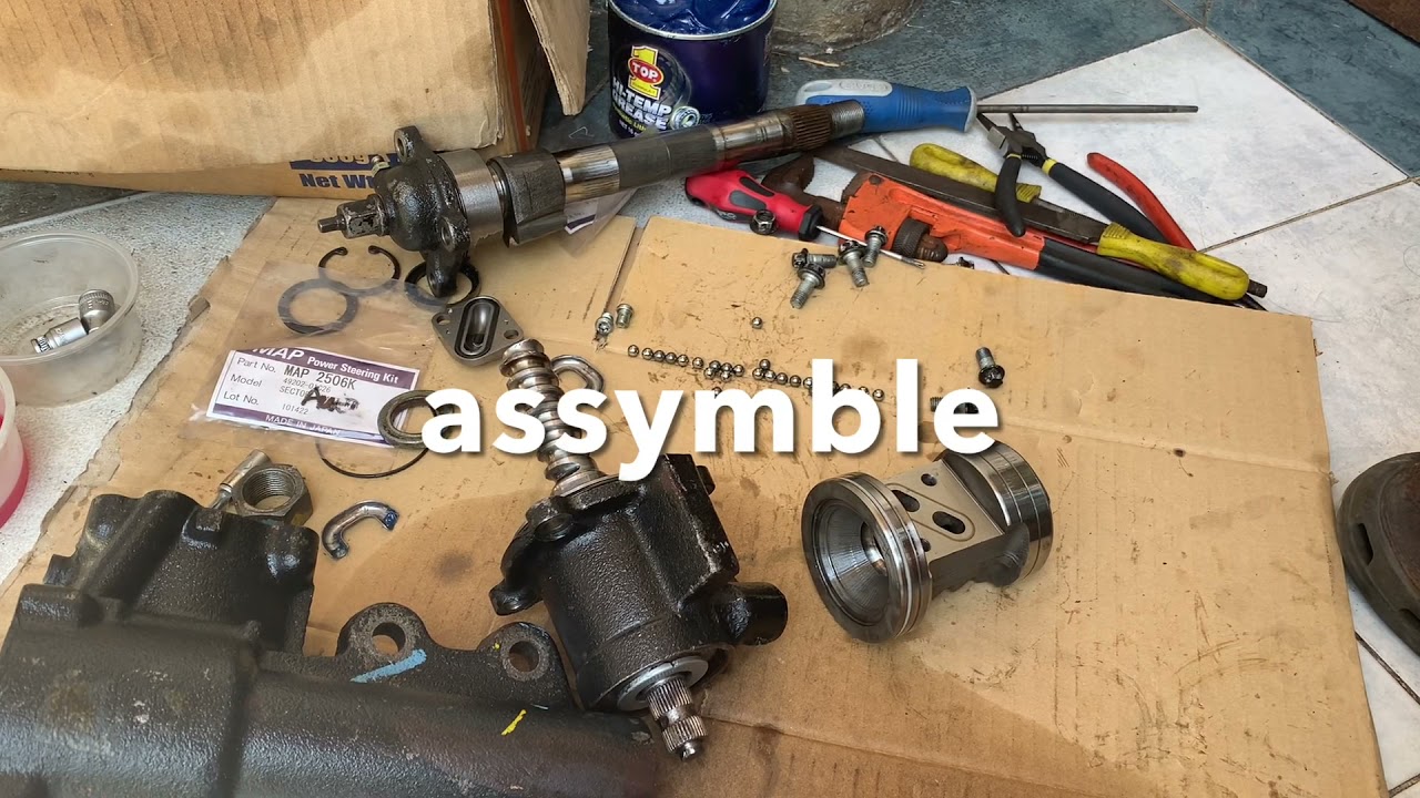 Nissan frontier steering gearbox leak