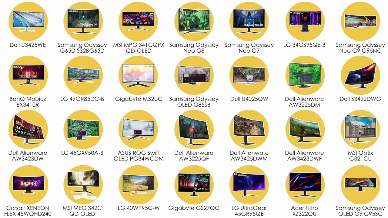 Every Curved Monitor of 2025 Reviewed in 15 Minutes
