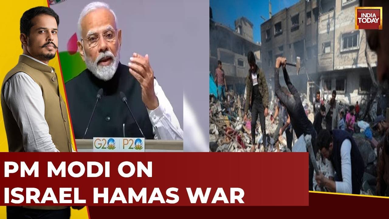PM Modi Says Must Ensure Israel-Hamas War Doesn’t Turn Into Regional Conflict