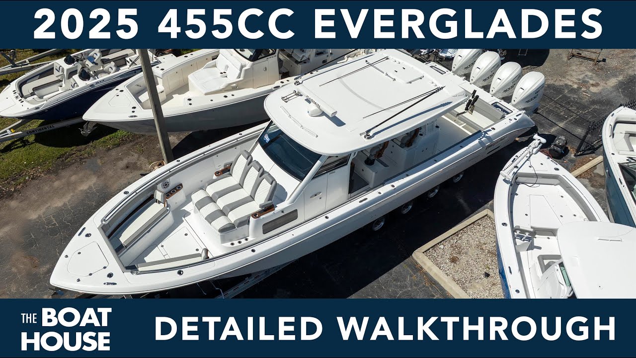 2025 Everglades 455CC Walkthrough | Center Console Boat Tour with Boat House of Naples GM