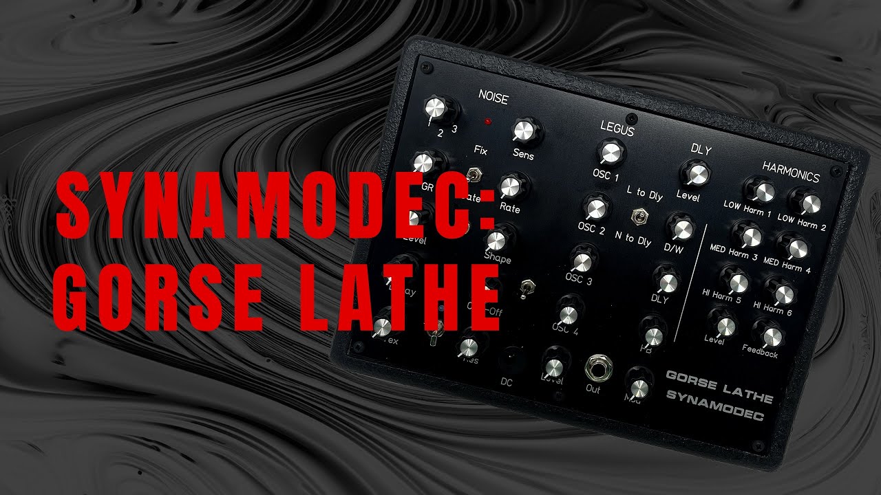 Noise Sculpting with the Synamodec - Gorse Lathe