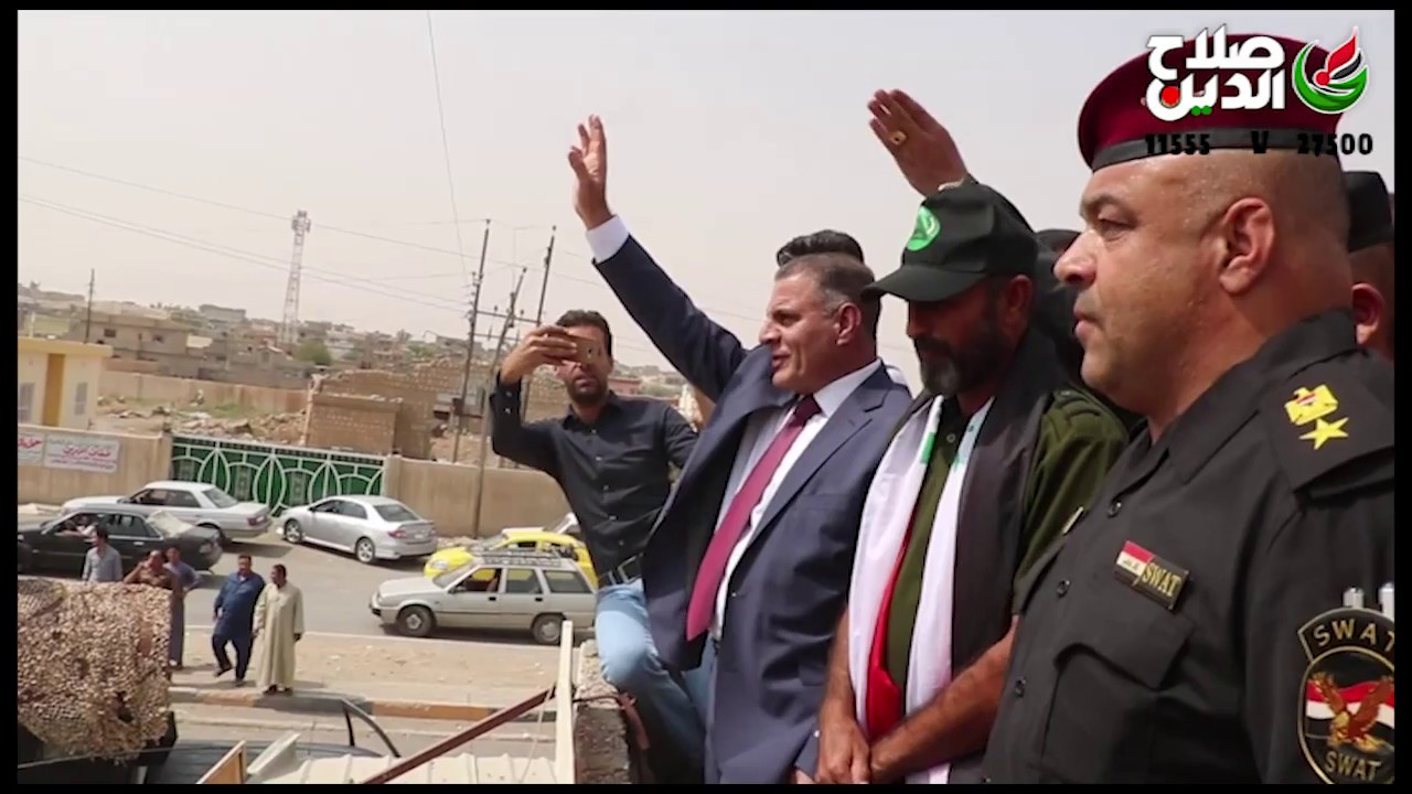 استقبال اهالي ابناء الشرقاط للدكتور احمد عبدالله عبد محافظ صلاح الدين بمناسبة عودته الى مهامه