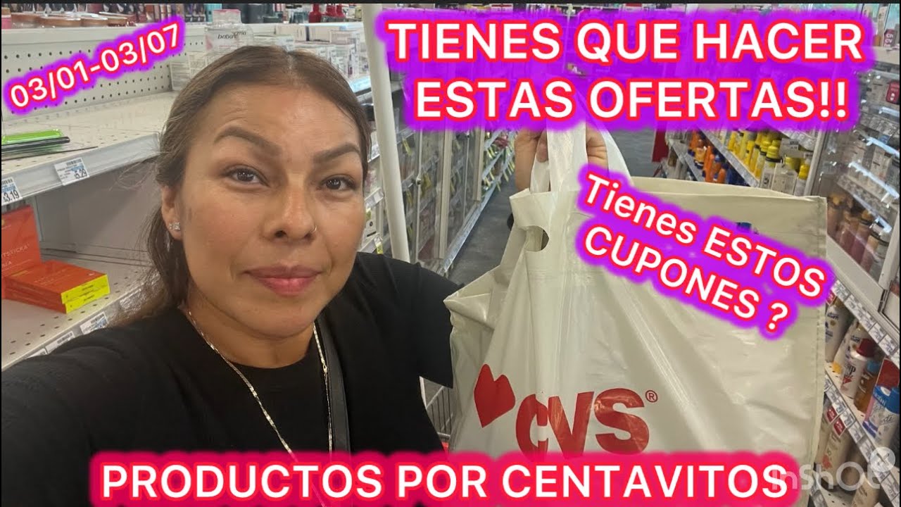 OFERTAS POR CENTAVITOS EN CVS ✨03/01-03/07✨NO LAS PIERDAS#cvscouponing #ofertas #cupones #couponing 