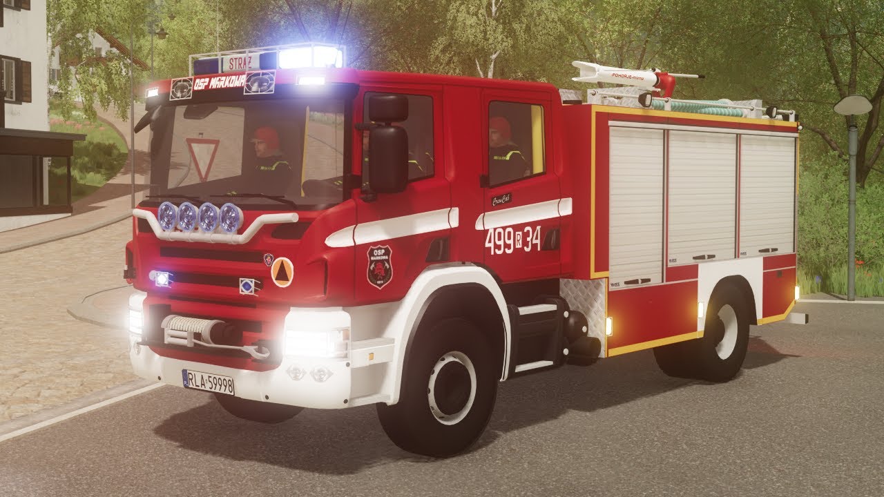 [FS22] DOWNLOAD Scania P380 GCBA /WISS - OSP Markowa