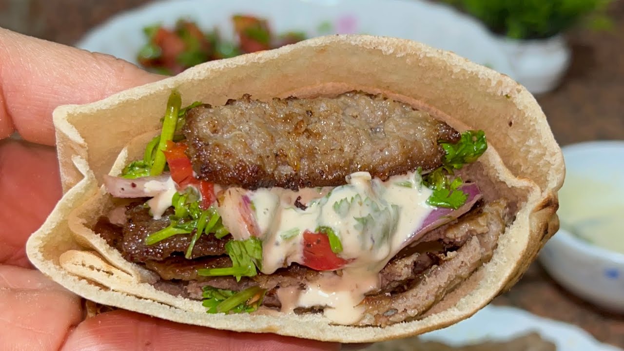 دونر الكباب الترند بطريقه سهله وبسيطه🥰😍