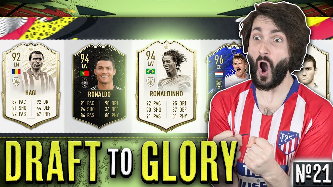 WOW! MOJ NAJBOLJI DRAFT SA PRIME RONALDINHOM! Draft To Glory #21 FIFA 20