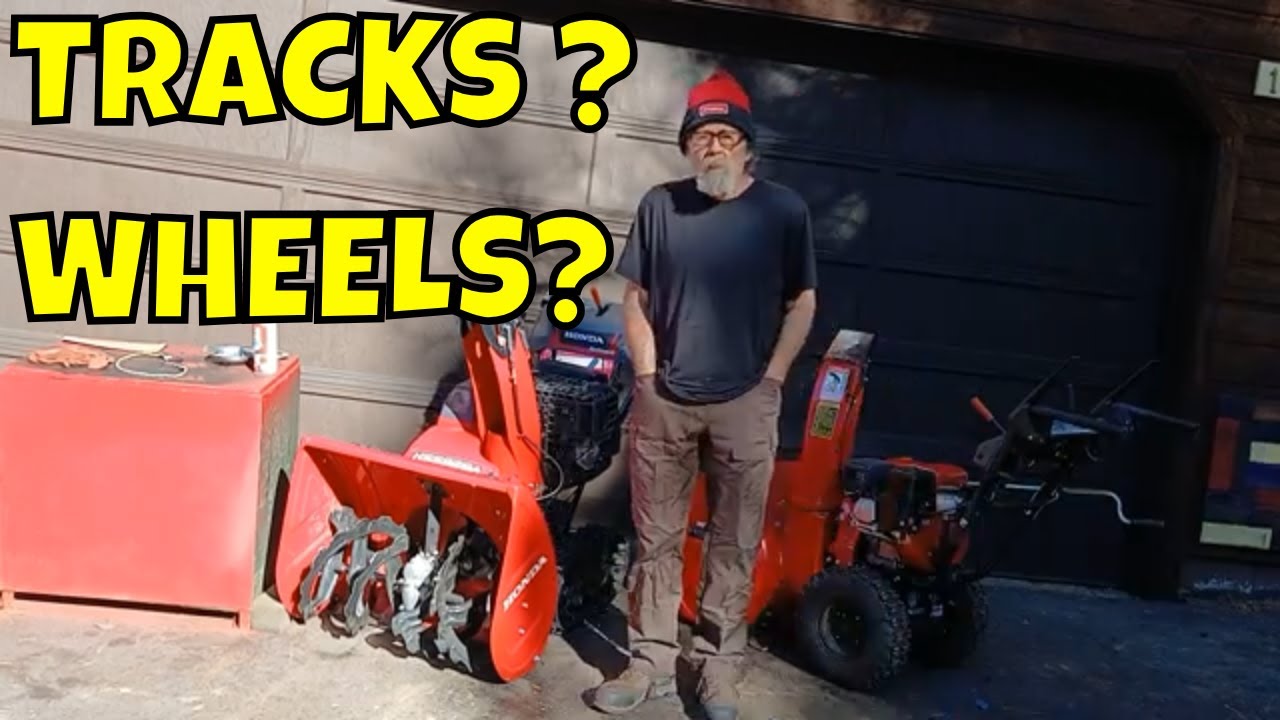 HONDA  TRACK vs WHEEL Snowblowers: The Clear WINNER!