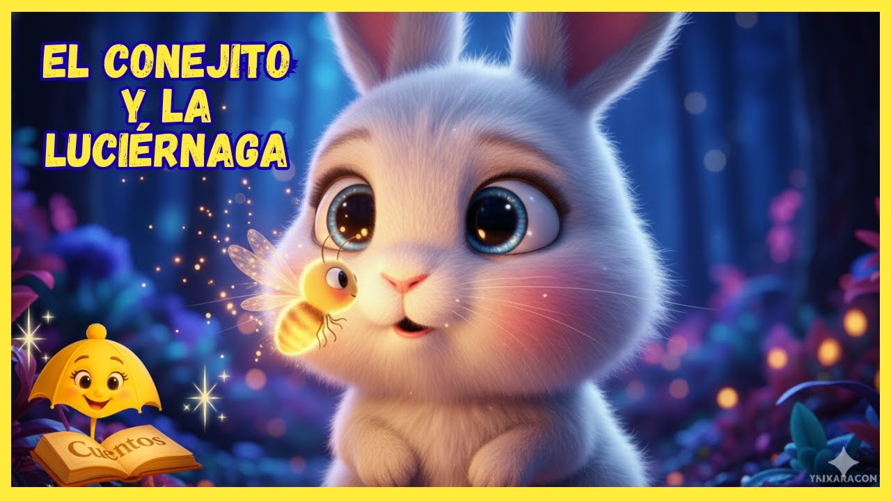 “El Conejito y la Luciérnaga : Un Cuento para Dormir que Enseña a Superar el Miedo a la Oscuridad
