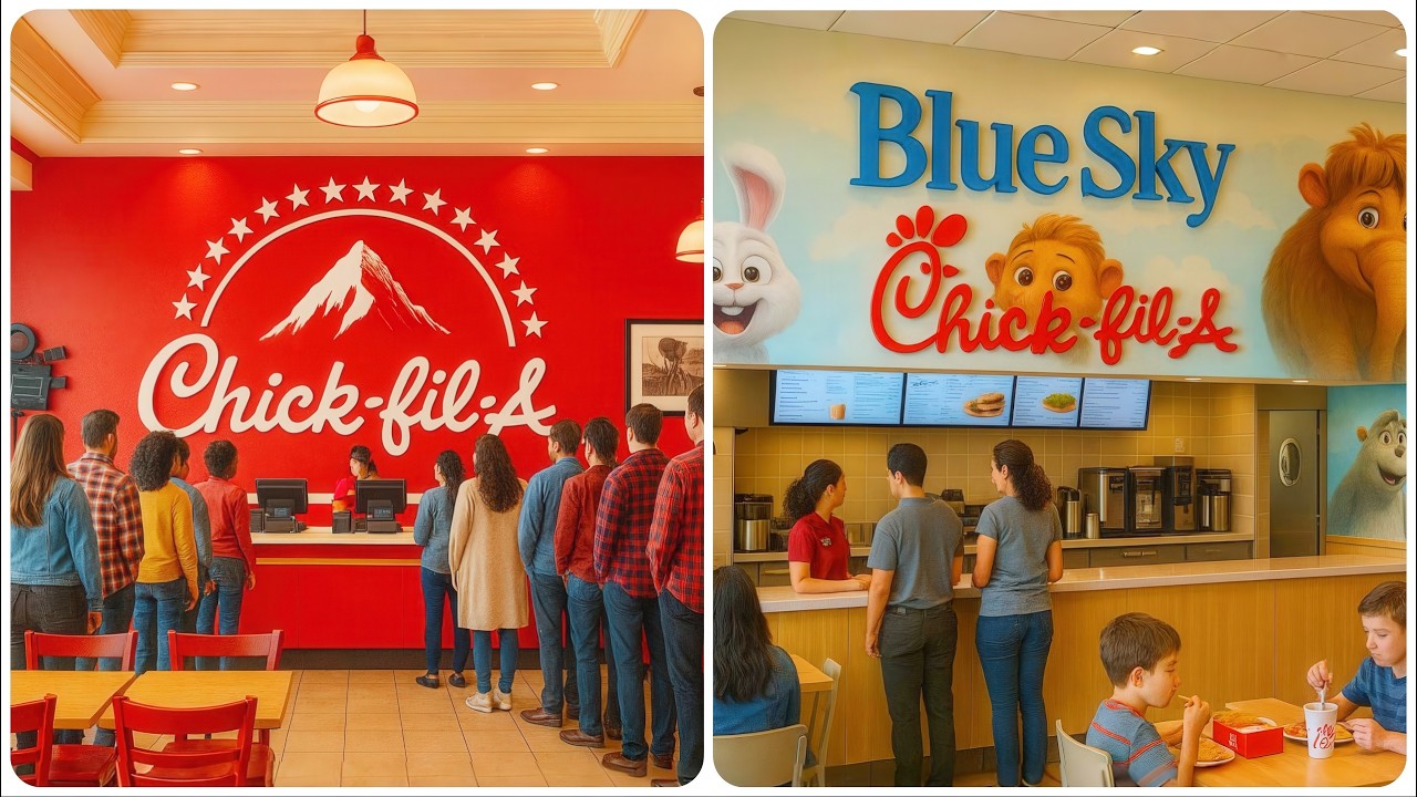 Movie Studios as Chick-fil-A🍗by AI