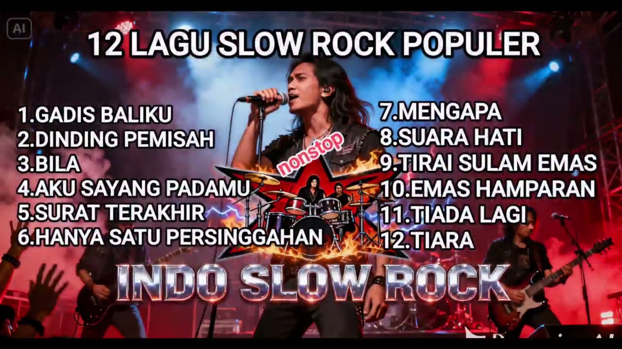 Slow Rock Indonesia Full Album | Lagu Rock Pelan Paling Enak Didengar