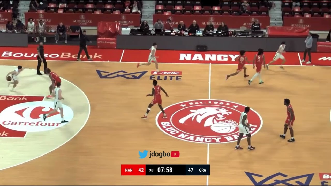 🇫🇷 Romain Valakou 27 PTS, 8 REB, 4 AST vs Nancy | 6&rsquo;5 Guard | Espoirs &Eacute;lite U21