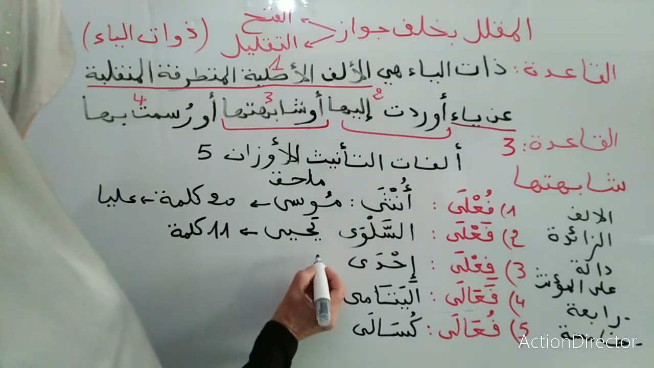 تبسيط تقليل بخلف للإمام ورش  القاعدة 3 (شابهتها)