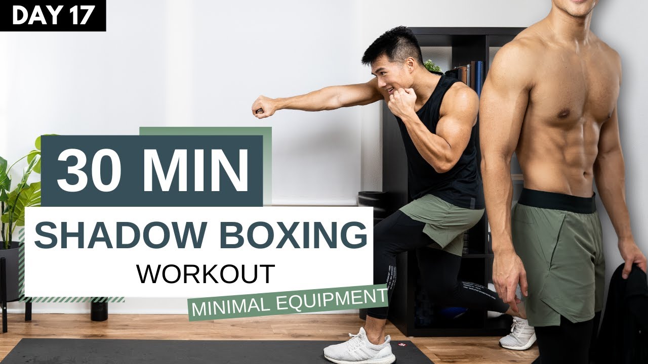30 Minute Shadow Boxing HIIT Workout - Minimal Equipment | Jeremy Sry