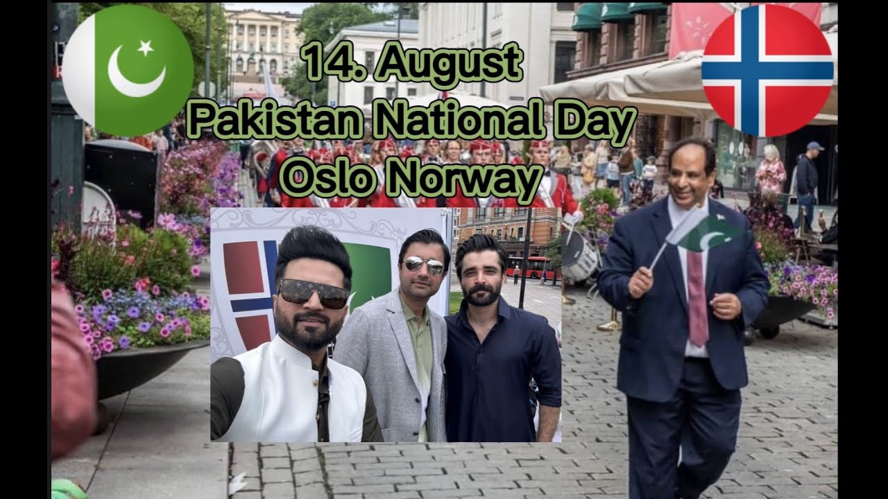 Live: National Day of Pakistan celebration in Oslo Norway | Hamza Ali Abbasi | 14. August #pakistan