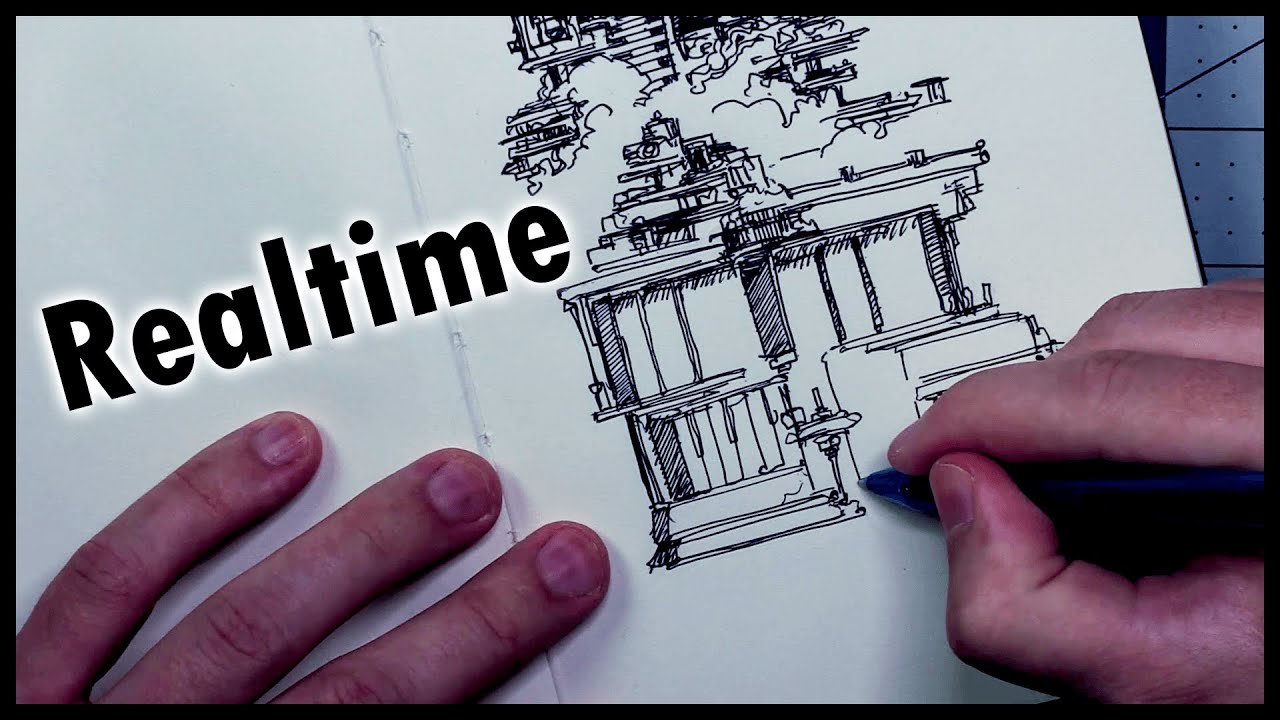 Draw 'n' Chill - Drawing in my Book - Realtime and UnEdited