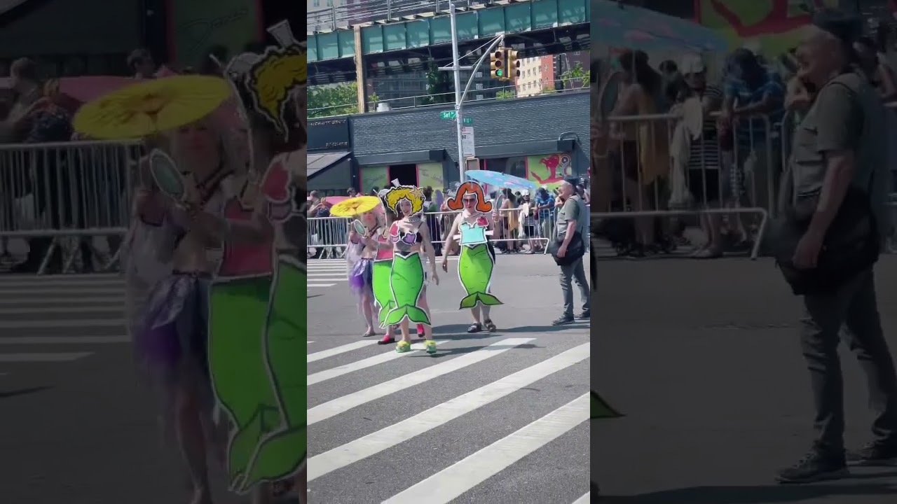 Mermaids at Mermaid Parade Coney Island 2025 #nyc